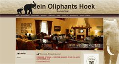 Desktop Screenshot of kleinoliphantshoek.co.za